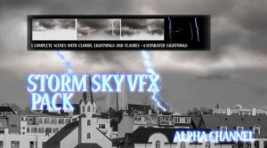 暴风雨的天空VFX包