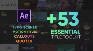 AE模板-基本标题文字排版工具包